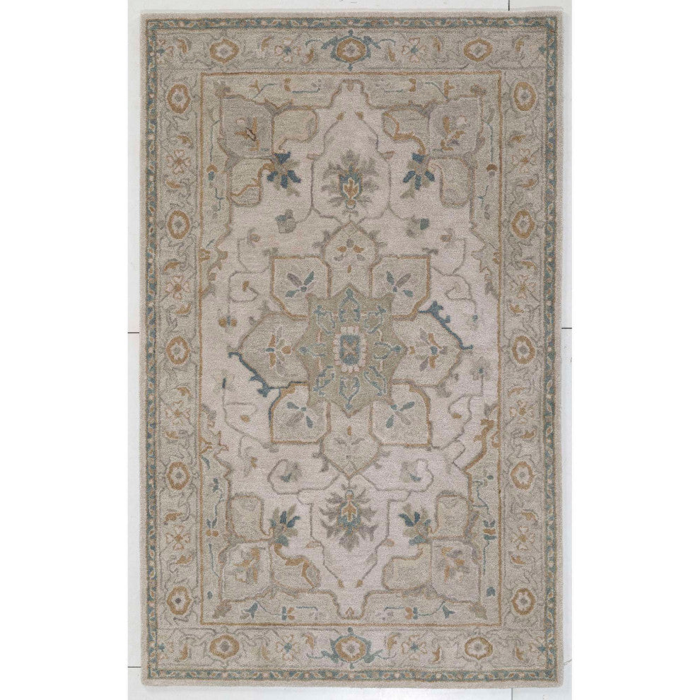 Timeless Shirley Neutral Area Rug - 2'6"x8'
