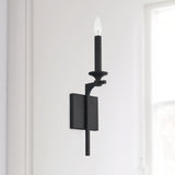 Capital Lighting 637311 Clint 17" Tall Wall Sconce - Black Iron