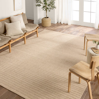 Jaipur Living Venue TEP03 Handmade Solid Tan Area Rug, 6'x9'