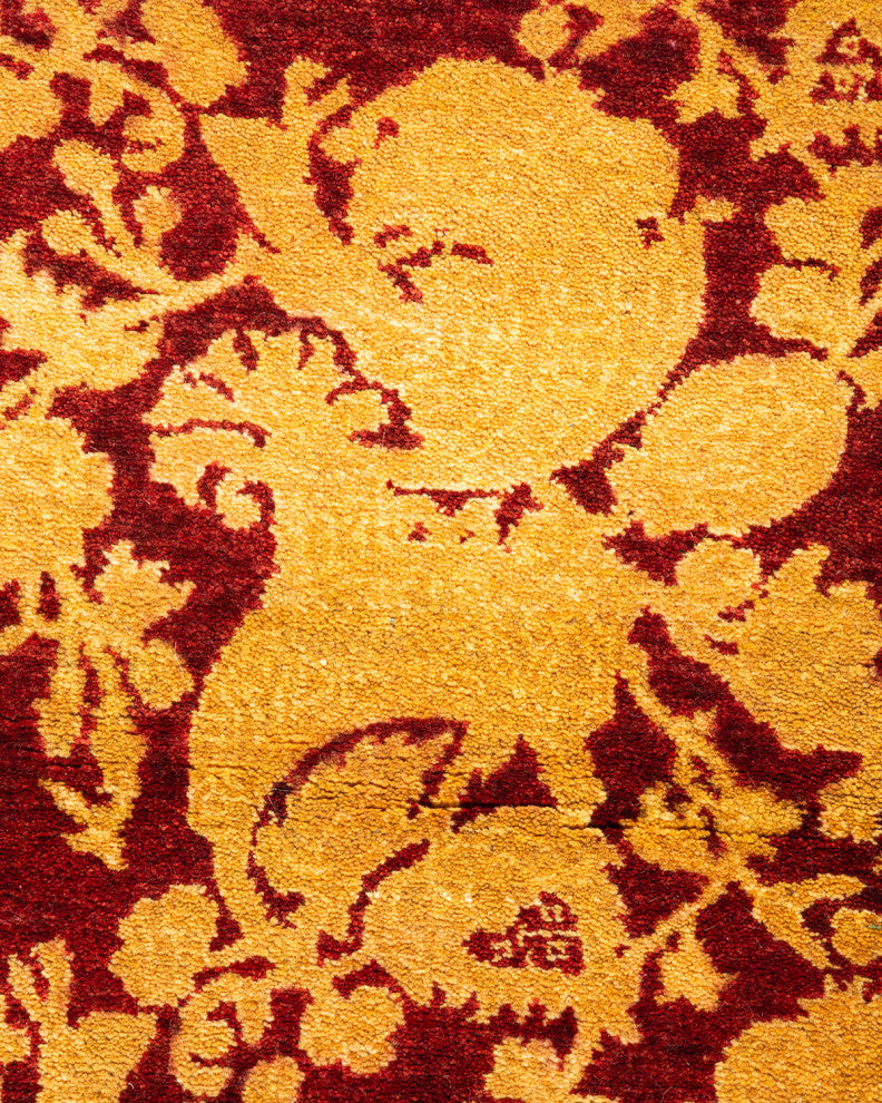 Esin One-of-a-Kind Hand-Knotted Area Rug Red, 2'8"x6'1"