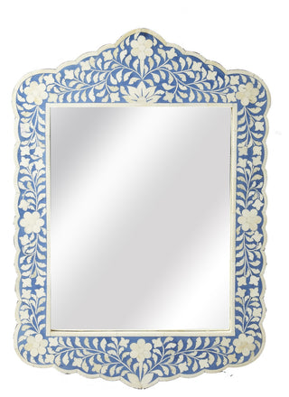 Butler Vivienne Blue Bone Inlay Wall Mirror