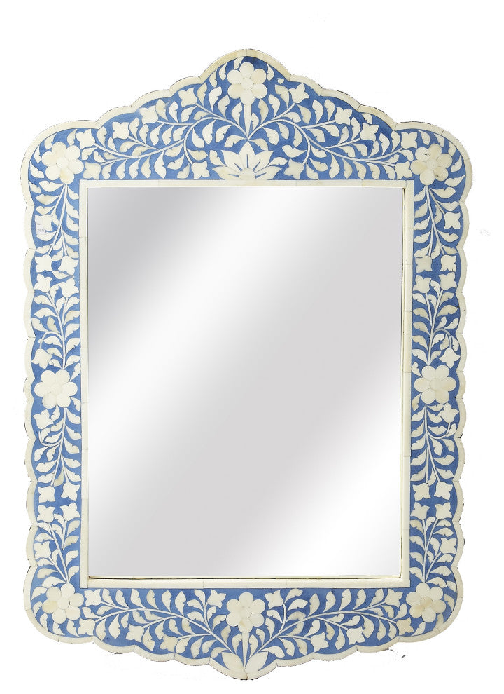 Butler Vivienne Blue Bone Inlay Wall Mirror