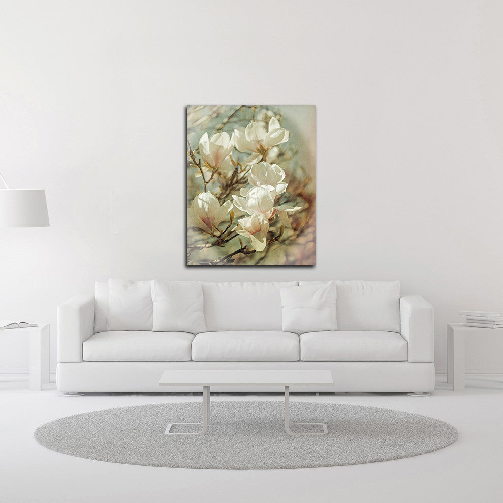 Vintage Inspired Magnolias by Brooke T. Ryan, Print on Canvas, 16" x 20"