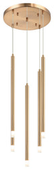 Matteo Lighting C63105AG Pendant, Aged Gold Brass Finish