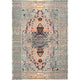 Nuloom Hazy Damask Medallion Mirage Area Rug, Grey 4'x6'