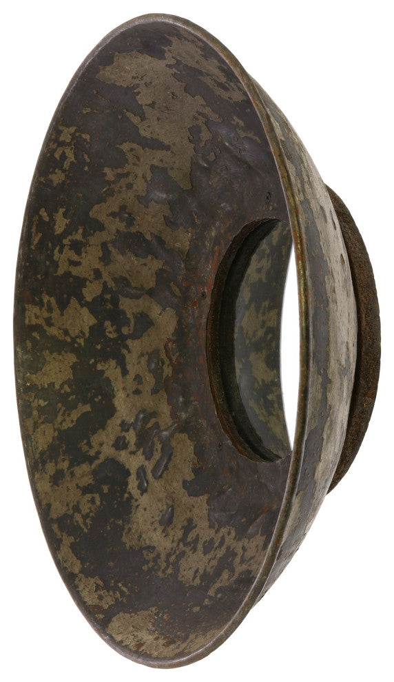 Jumbo Metal Bowl Wall Mirror