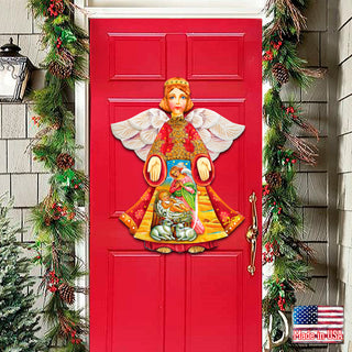 Mary And Joseph Angel Door Hanger