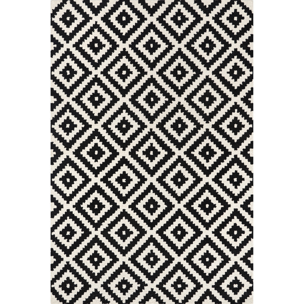 Nuloom Hand-Tufted Geometric Tuscan Rug, Beige 10'x14'