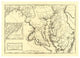 "State of Maryland, 1795" Digital Paper Print by Mathew Carey, 32"x23"