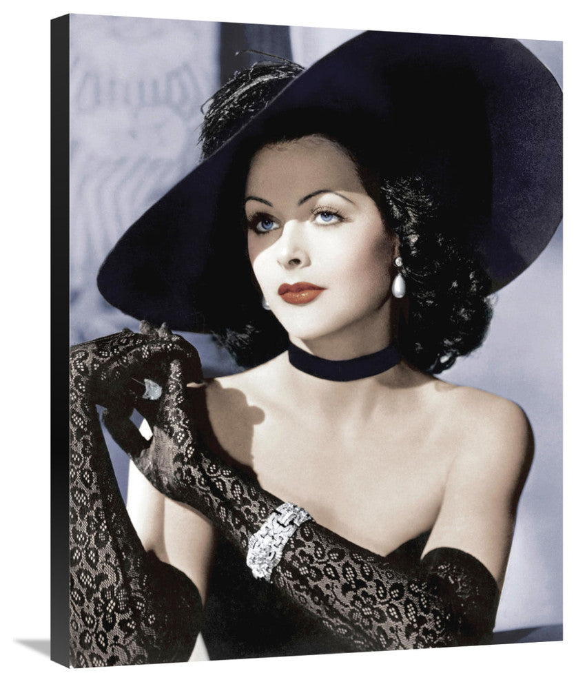 "Hedy Lamarr" Stretched Canvas Giclee by Hollywood Photo Archive, 24"x30"