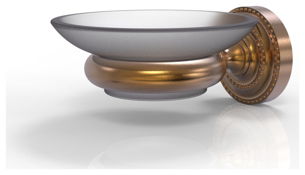 Dottingham Wall Mounted Soap Dish, Brushed Bronze