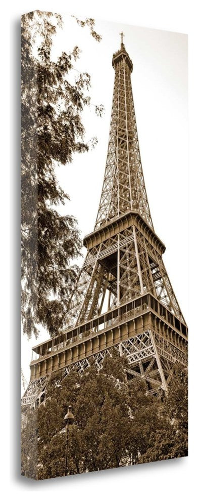"La Tour Eiffel I - Eiffel Tower I" By Jeff, Giclee Print on Gallery Wrap Canvas