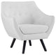 Modern White Allegory Armchair