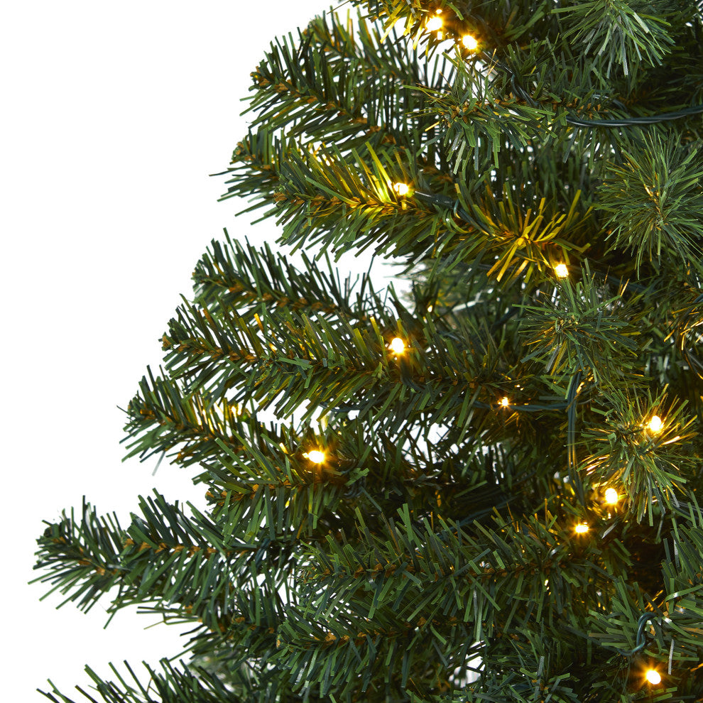 5' Northern Tip Pine Artificial Christmas Tree With 150 Clear LED Lights