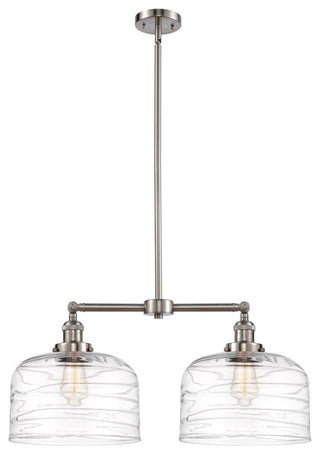 Innovations Bell LED Island Light 209-SN-G713-L-LED, Brushed Satin Nickel