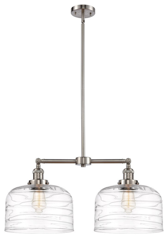 Innovations Bell LED Island Light 209-SN-G713-L-LED, Brushed Satin Nickel