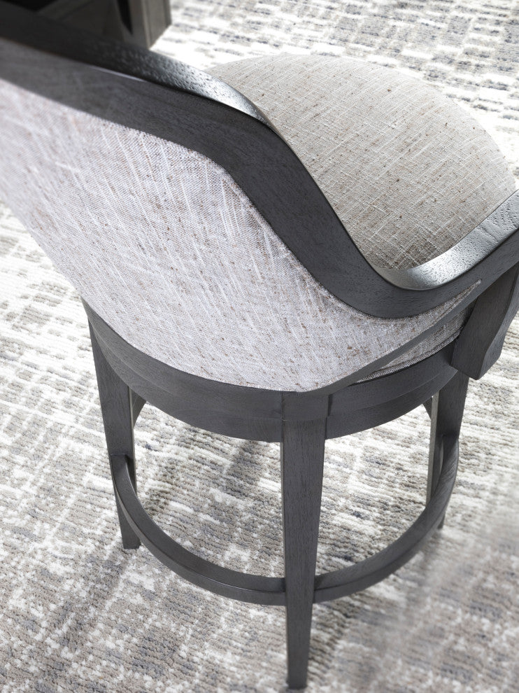 Appellation Upholstered Swivel Counter Stool