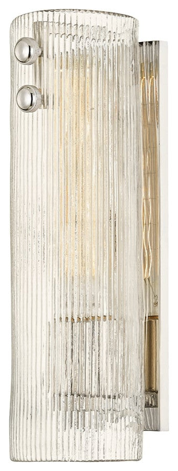 Prospect Park 1-Light Wall Sconce Polished Nickel