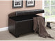 Coaster Storage Ottoman, Dark Brown