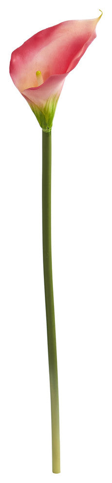 28" Calla Lily Artificial Flower, Set of 12, Pink