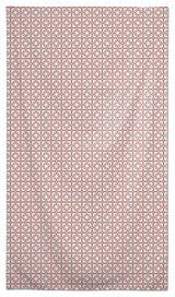 Delicate Tile Pattern Red 58x102 Tablecloth