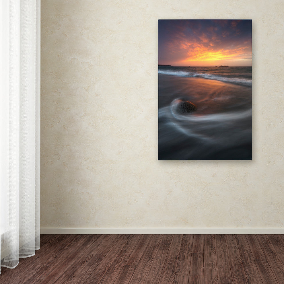 Mathieu Rivrin 'Caress Of The Ocean' Canvas Art, 19x12