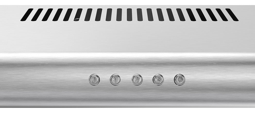 Streamline 36" Amendola Convertible Undermount Range Hood, Stainless Steel