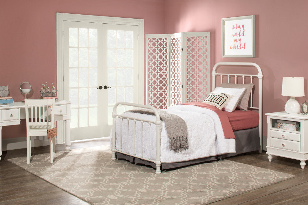 Hillsdale Kirkland Metal Twin Bed With Metal Frame