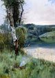 Emilio Sanchez-Perrier The Lovers Fire, Gallery Wrapped Canvas Print, 18"x27"
