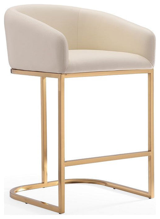 Manhattan Comfort Louvre Counter Stool, Set of 3