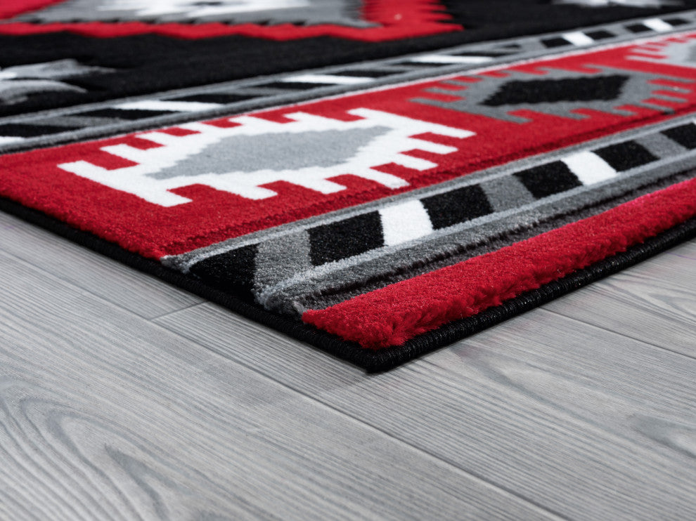 United Weavers Bristol Caliente Red Area Rug 7'10x10'6