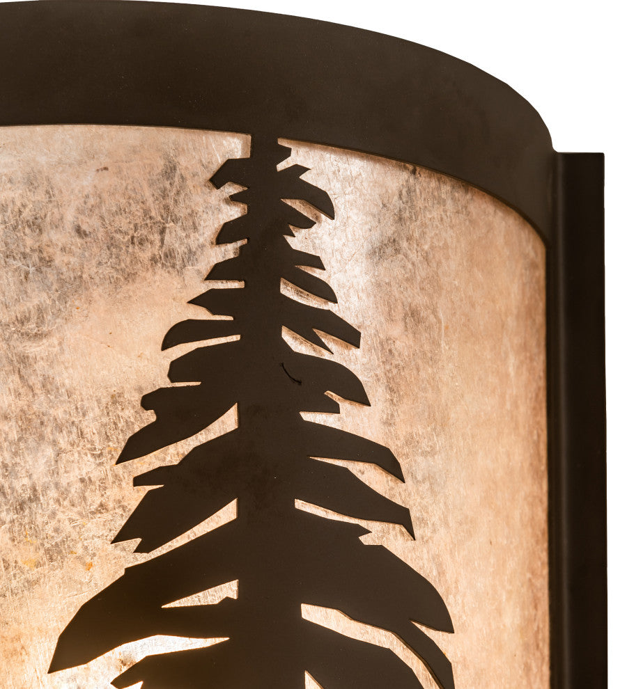 8 Wide Tall Pines Right Wall Sconce