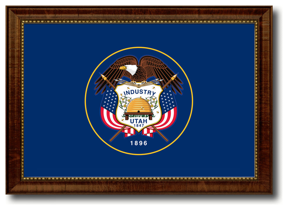 Utah State Flag Canvas Print, 21"x30"