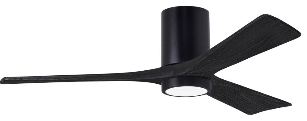 Matthews Fan Irene-3HLK Ceiling Fan, Lighting Kit, Matte Black, 52", Matte Black