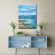 Coastal Shores' Canvas by Leslie Owens, 12"x16"
