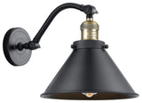 INNOVATIONS LIGHTING 515-1W-BAB-M10-BK Briarcliff 1 Light Sconce
