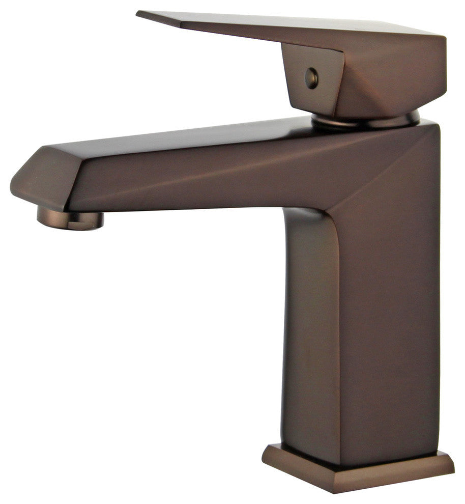 Valencia Single Handle Bathroom Vanity Faucet, Oil Rubbed Bronze