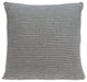 HomeRoots 20" x 7" x 20" Elegant Transitional Gray Pillow Cover With Poly Insert