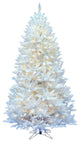 Vickerman A104191LED 12' Sparkle White Artificial Christmas Tree Pure LED Lights