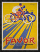"Favor Cycles et Motos, 1927" Framed Canvas Giclee by Anonymous, 26"x34"