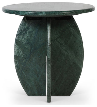 Formentera Marble Coffee Table, Green, End Table