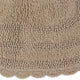 Stone Large Oval Crochet Bath Mat