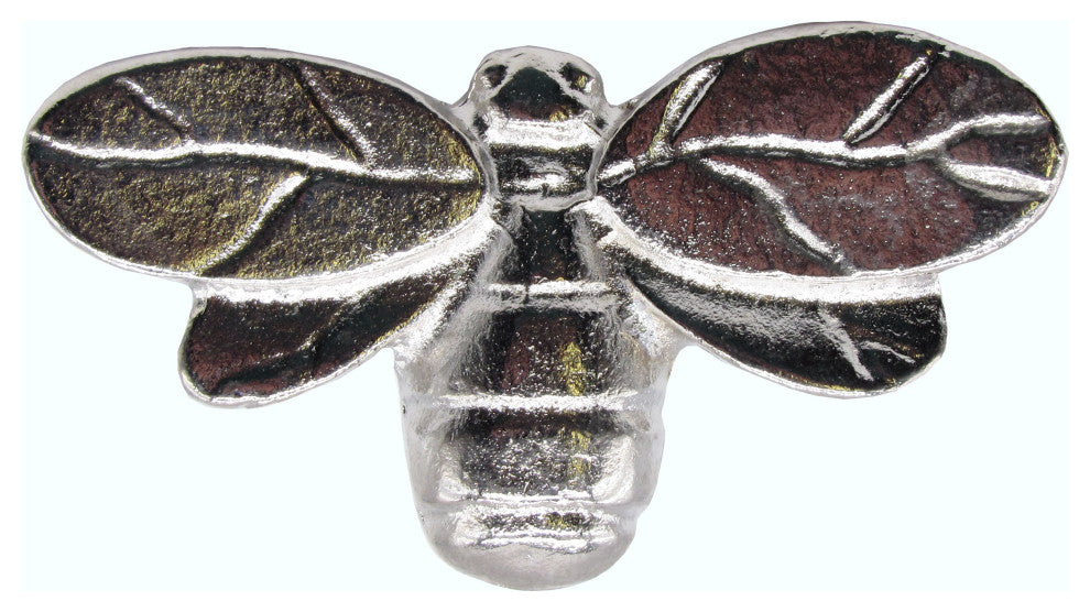 Bee Cabinet Knob, Nickel