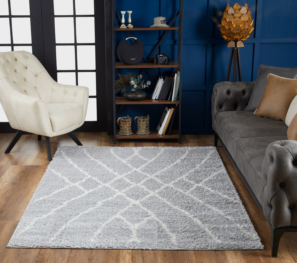 Pax Light Grey Eternity 6'7" x 9'6" Rug