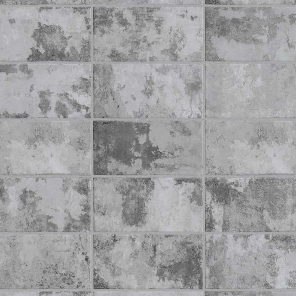 Biarritz Ceramic Wall Tile, Grey