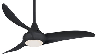 MinkaAire Light Wave 44 Light Wave 44" 3 Blade Indoor LED Ceiling - Coal