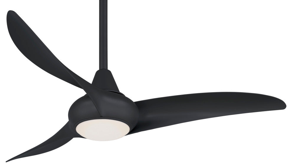 MinkaAire Light Wave 44 Light Wave 44" 3 Blade Indoor LED Ceiling - Coal