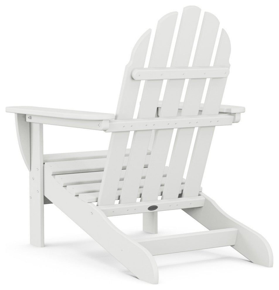 Polywood Classic Adirondack Chair, White