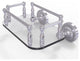 Prestige Regal Wall Mounted Glass Guest Towel Tray, Satin Chrome