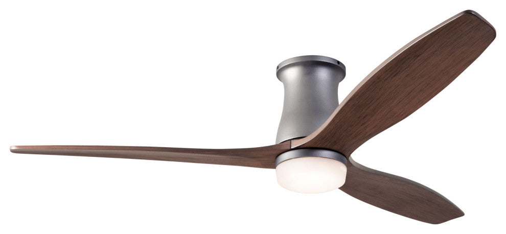 Modern Fan Co. Arbor Flush Mount 54" DC Fan With LED, Graphite Motor, Mahogany B